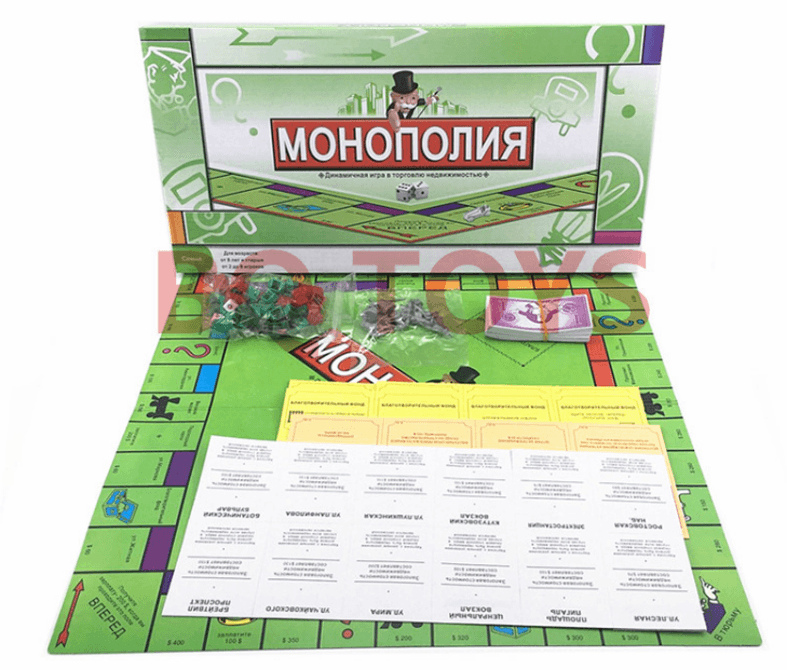 Монополия игра настольная классическая оптом от производителя – купить ...